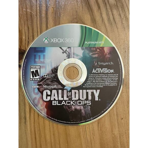 Call of Duty: Black Ops II (Xbox 360, 2012) DISC ONLY Platinum Hits Video game - Picture 1 of 1
